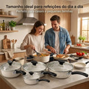 Jogo De Panelas 13 Peças Antiaderente Kit Cozinha Completa